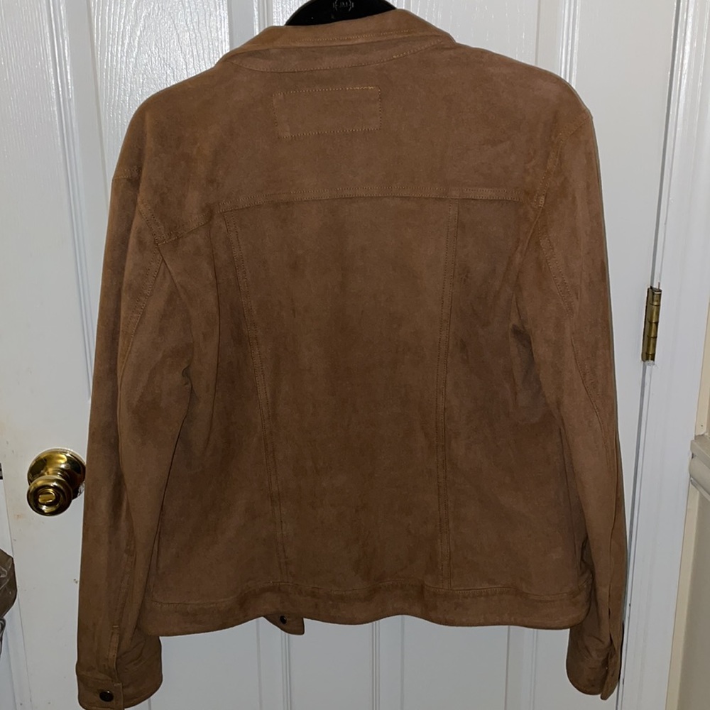 Express Jeans Faux Suede Jacket - Picture 3 of 9